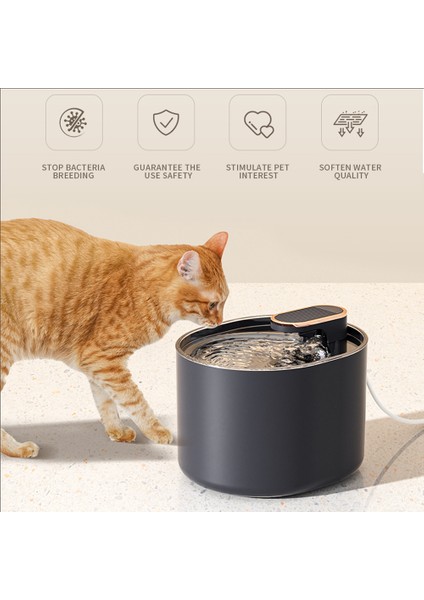 LED Siyah 3l Pet Su Çeşmesi Otomatik Kedi Su Sebili Köpek Pet Su Çeşmesi Pompası Filtre ile Pet Içme Malzemeleri (Yurt Dışından) modelleri
