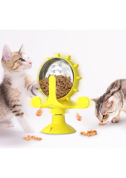 Mavi 360 ° Dönen Tekerlek Sızdıran Oyuncaklar Kedi ve Köpek Eğitim Besleyici Kedi Fırıldak Kedi Oyuncakları Güçlü Vantuz Besleyici Evcil Hayvan Malzemeleri (Yurt Dışından) fiyatları