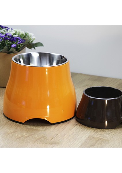 Sarı 22.5X16.5CM Cawayı Kulübesi Köpek Besleyici Suluk Köpekler Kediler Için Evcil Hayvan Mama Kasesi Comedero Perro Miska Dla Psa Gamelle Chien Chat Voerbak Hond (Yurt Dışından) modelleri