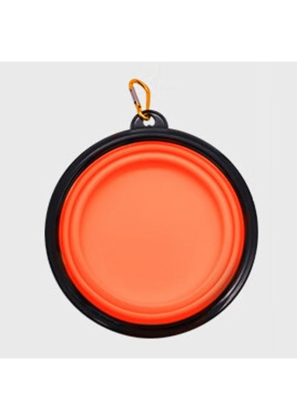 Turuncu 650 ml 1 Adet Pet Köpek Kasesi Katlanabilir Köpek Su Şişesi Köpek Aksesuarları Taşınabilir Köpekler Mama Kabı Yavru Besleyici Açık Seyahat Kamp (Yurt Dışından)