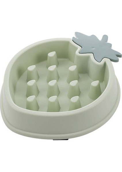 Çilek Yeşili Pet Büyük Köpek Besleme Kaseleri Yeme Besleyici Bulaşık Obeziteyi Önlemek Pet Köpekler Malzemeleri Kaymaz Yavaş Yavaş Yiyecek Kasesi Kaymaz YJ036 (Yurt Dışından)