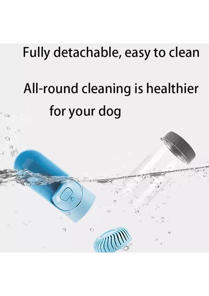 Fiterp Olmadan Taşınabilir Köpek Su Şişesi Suluklar Köpek Besleme Için Su Sebili Pet Aktif Karbon Filtre Kase Açık Köpek Besleyici (Yurt Dışından)