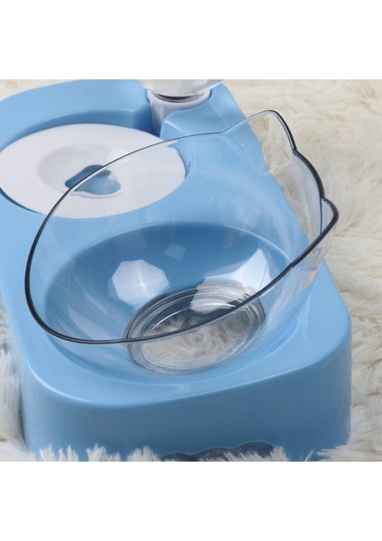 Mor Şeffaf Pet Köpek Kasesi Otomatik Besleyici 2'si 1 Arada Köpek Kedi Maması Su Çeşmesi Çift Kase Içme Yükseltilmiş Stand Bulaşık Kaseleri (Yurt Dışından) fırsatları