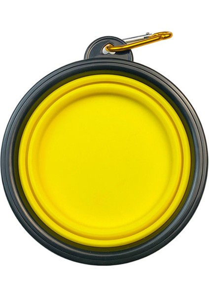 Sarı S 350ML Katlanabilir Köpek Kaseleri Taşınabilir Seyahat Köpek Kaseleri Kedi Köpek Için Genişletilebilir Su Kasesi Gıda Besleme Tabağı Silikon Hayvan Kasesi 350/1000ML (Yurt Dışından)