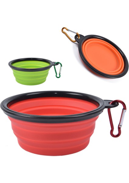 Sarı S 350ML Katlanabilir Köpek Kaseleri Taşınabilir Seyahat Köpek Kaseleri Kedi Köpek Için Genişletilebilir Su Kasesi Gıda Besleme Tabağı Silikon Hayvan Kasesi 350/1000ML (Yurt Dışından)