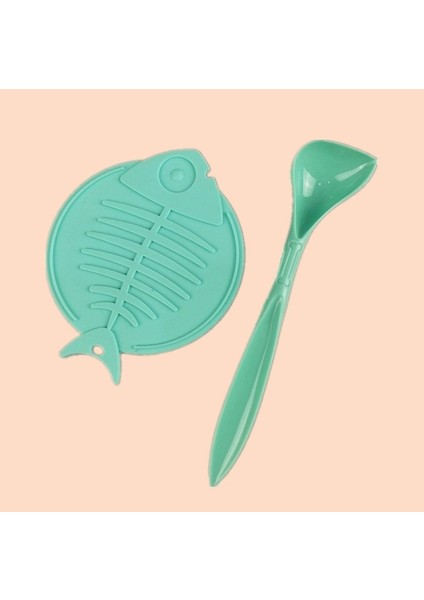 Yeşil Kedi Maması Konserve Kapak Taşınabilir Silikon Pet Köpek Kaşık Pet Köpek Yemek Örtüsü Depolama Yiyecekleri Taze Tutmak Güvenli Sızdırmazlık Kapakları Evcil Hayvan Malzemeleri (Yurt Dışından)