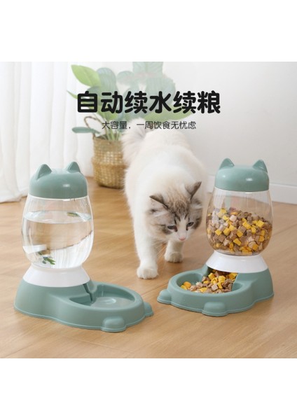 Besleyici-Mavi Otomatik Evcil Hayvan Kaseleri Besleyici Köpek Su Şişesi Gıda Kabı Dağıtıcı Kase Yavru Kediler Için Tavşan Evcil Hayvan Besleme Ürünü (Yurt Dışından) fırsatları