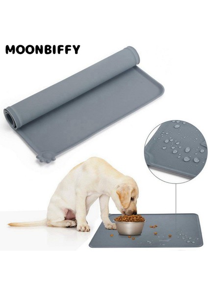 Gy Pet Kedi Kase Mama Mat Yüksek Dudaklı Silikon Yapışmaz Su Geçirmez Köpek Maması Besleme Pedi Yavru Besleyici Tepsi Su Yastığı Placemat (Yurt Dışından) fiyatları