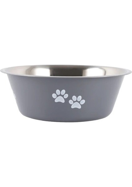 Gri 400 ml Kaymaz Köpek Kaseleri Küçük Orta Büyük Köpek Besleyici Kaseler Içenler Paslanmaz Çelik Yüksek Kapasiteli Evcil Hayvan Besleyiciler Köpekler Aksesuarları (Yurt Dışından)