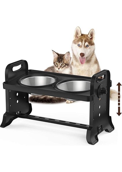 Büyük 4 Katmanlı Ayarlanabilir Yükseklik Evcil Hayvan Mama Tabağı Paslanmaz Çelik Evcil Hayvan Besleme Rafı Güçlü Dayanıklı Yükseltilmiş Köpek Kaseleri Köpek Aksesuarları Mascotas (Yurt Dışından) fiyatları