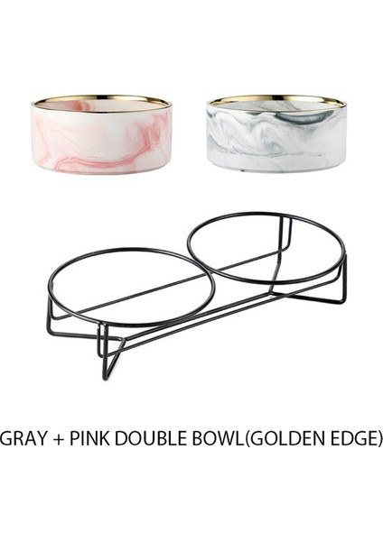 Pembe Gri A 400 ml Seramik Köpek Kase Kedi Kase Evcil Hayvan Maması Su Besleyici Kediler Için Küçük Köpekler Hayvan Mama Kabı Kedi Aksesuarları Köpek Malzemeleri Dropshipping Merkezi (Yurt Dışından) fiyatları