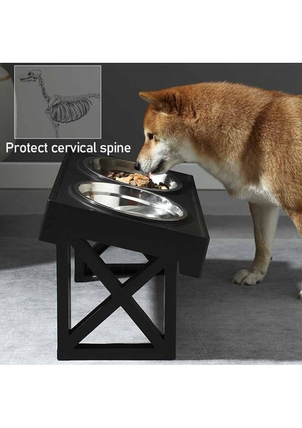 B Tarzı Kase Yükseltilmiş Köpek Kaseleri Orta Büyük Köpekler Için Ayarlanabilir Köpek Besleyici Pet Servikal Omurgayı Koruyun Köpek Mama Kasesi Yükseltilmiş Hayvan Mama Kabı Standı (Yurt Dışından) fırsatları