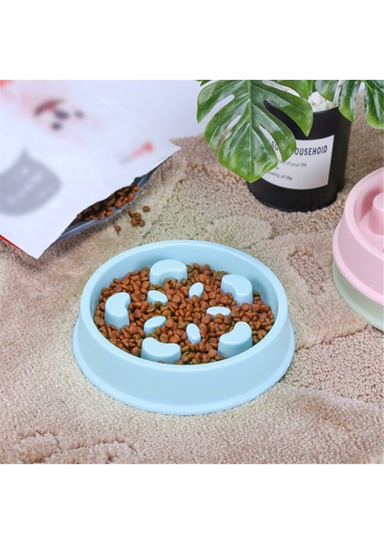Pembe 1 Bir Boyut Ev Dışında Anti Choke Pet Köpek Besleme Gıda Köpek Kaseleri Köpek Yavaş Yavaş Yeme Besleyici Bulaşık Evcil Hayvan Bağırsakları Obeziteyi Önler (Yurt Dışından)