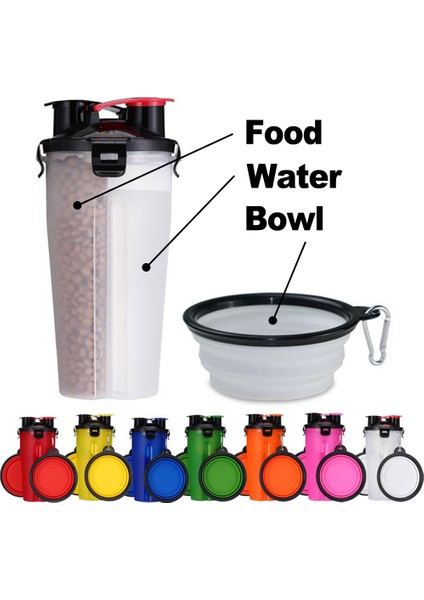 Şişe Kırmızı Pet Köpek Su Şişesi Su Kasesi Köpekler Için Suluk Besleyici Taşınabilir Köpek Tiryakisi Kediler Için Yiyecek Kasesi Köpekler Aksesuarları Ikram Ürünleri (Yurt Dışından) fiyatları