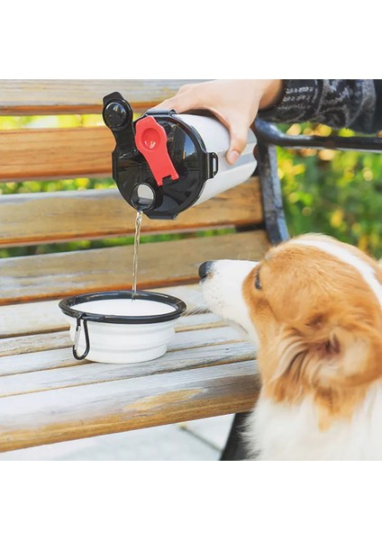 Şişe Kırmızı Pet Köpek Su Şişesi Su Kasesi Köpekler Için Suluk Besleyici Taşınabilir Köpek Tiryakisi Kediler Için Yiyecek Kasesi Köpekler Aksesuarları Ikram Ürünleri (Yurt Dışından) fırsatları