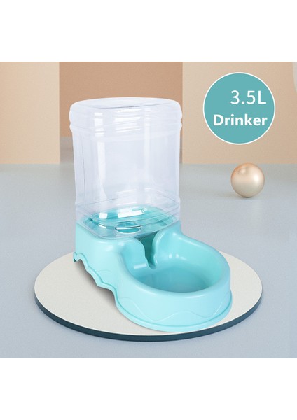 Blue Water 3.8 L Pet Otomatik Besleme Kaseleri Köpek Maması Besleyici Kedi Su Besleyici Büyük Kapasiteli Gıda Su Sebili Köpek Kedi Kase Evcil Hayvan Malzemeleri (Yurt Dışından)