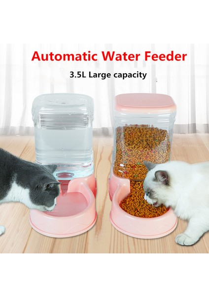 Blue Water 3.8 L Pet Otomatik Besleme Kaseleri Köpek Maması Besleyici Kedi Su Besleyici Büyük Kapasiteli Gıda Su Sebili Köpek Kedi Kase Evcil Hayvan Malzemeleri (Yurt Dışından) fiyatları