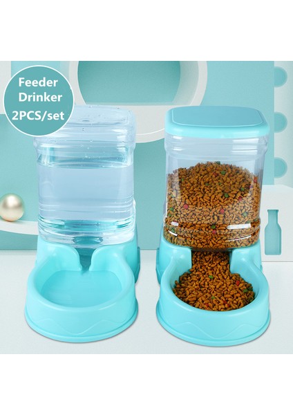 Blue Water 3.8 L Pet Otomatik Besleme Kaseleri Köpek Maması Besleyici Kedi Su Besleyici Büyük Kapasiteli Gıda Su Sebili Köpek Kedi Kase Evcil Hayvan Malzemeleri (Yurt Dışından) indirimleri