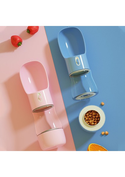 New-4in1-Pembe Taşınabilir Pet Su Sebili Besleyici Köpek Su Şişesi Kedi Büyük Küçük Köpek Kedi Seyahat Köpek Yürüyüş Ev Hayvanı Ürünü Için Suluk (Yurt Dışından) fırsatları