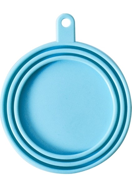 Mavi Köpek Kedi Konserve Taze Tutma Silikon Kapak Yeniden Kullanılabilir Gıda Kutusu Depolama Teneke Kapak Kapağı Mühür Kapak Pet Uzun Saplı Kaşık Besleme Kepçe (Yurt Dışından)