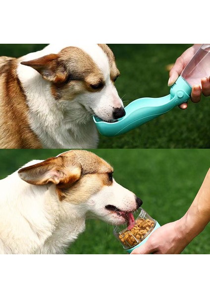 W-Food-Avogreen Çok Fonksiyonlu Pet Taşınabilir Besleyici Içme Yeme Temizleme Carrycup Su Şişesi Açık Katlanabilir Su Sebili Köpek Malzemeleri (Yurt Dışından) indirimleri