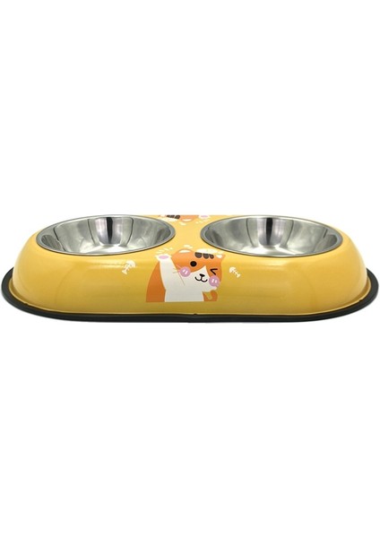 Siyah S Pet Köpek Çift Kase Yavru Gıda Su Feefer Paslanmaz Çelik Küçük Köpekler Kediler Pet Malzemeleri Besleme Kaseleri Için Bulaşık Besleyici Içme (Yurt Dışından) indirimleri