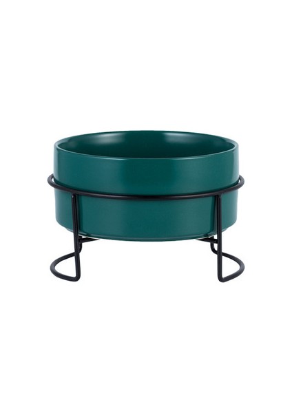 Standlı Yeşil 400ML 1800ML Standlı Köpek Maması Su Kaseleri Kedi Seramik Yeme Içme Besleyiciler Pet Nordic Büyük Kapasiteli Yükseltilmiş Besleme Malzemeleri (Yurt Dışından)