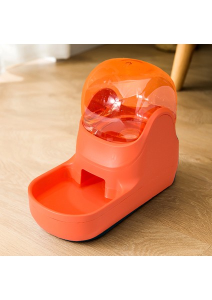 Su-Turuncu 3.8l Pet Köpek Kedi Otomatik Besleyici Kase Köpekler Için Içme Suyu Çeşmesi Şişe Yavru Kaseler Yavaş Gıda Besleme Kabı Malzemeleri (Yurt Dışından)