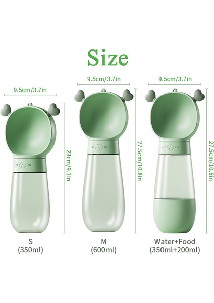 Bulut Mor S Taşınabilir Köpek Su Şişesi Açık Pet Su Gıda Şişesi Köpek Seyahat Suluk Yürüyüş Kedi Besleyici Kase Su Sebili Besleyici (Yurt Dışından) fırsatları