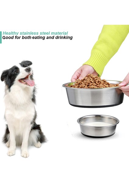 Siyah M Benepaw Paslanmaz Çelik Kaymaz Köpek Kase Silikon Taban Pet Mama Kabı Küçük Orta Büyük Köpekler Kediler Için Pet Gıda Su Besleyici (Yurt Dışından) modelleri