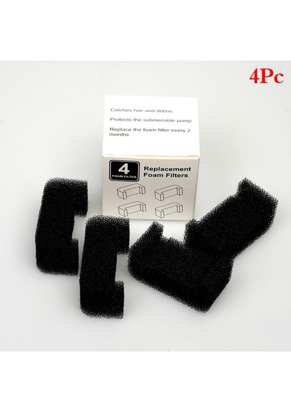 4 Adet 1/4 Adet Sünger Filtre Kedi Su Çeşmesi Yedek Pet Çeşme Filtre Süngeri Kedi Içme Çeşmesi Sünger Sünger Filtre (Yurt Dışından)
