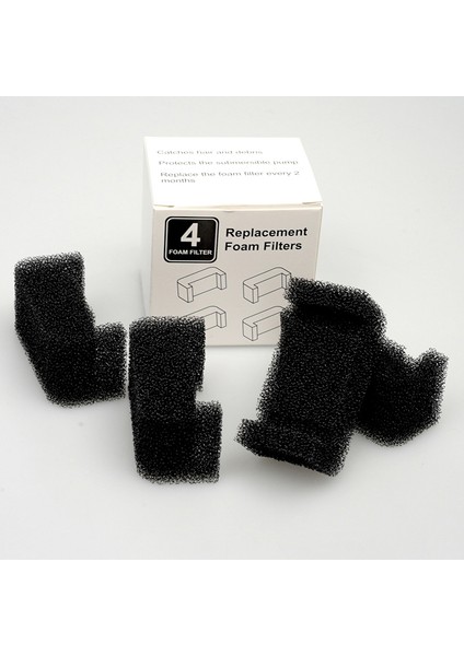 4 Adet 1/4 Adet Sünger Filtre Kedi Su Çeşmesi Yedek Pet Çeşme Filtre Süngeri Kedi Içme Çeşmesi Sünger Sünger Filtre (Yurt Dışından) fırsatları