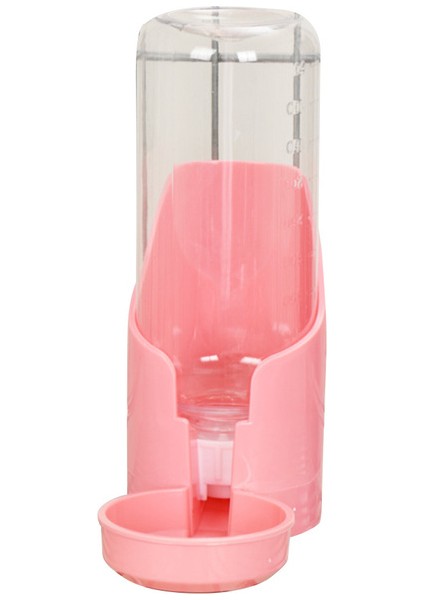 Pembe 500 ml Otomatik Içme Çeşmesi Asılı Kafes Besleyici Konteyner Depolama Köpek Kedi Kase Şişe Sökmeye Besleyici Evcil Hayvanlar Için Pet Malzemeleri (Yurt Dışından)