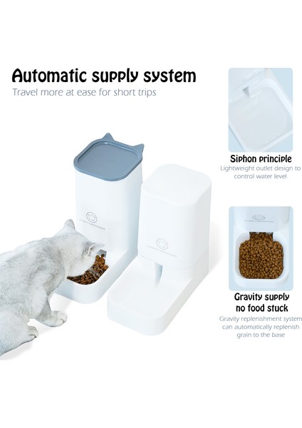 Beyaz Su ve Yiyecek 28X15X29CM 3.8l Otomatik Pet Köpek Kedi Besleyici Ayrılabilir Büyük Kapasiteli Köpek Kedi Su Sebili Gıda Besleme Evcil Hayvan Malzemeleri Pet Çeşmesi (Yurt Dışından) fiyatları