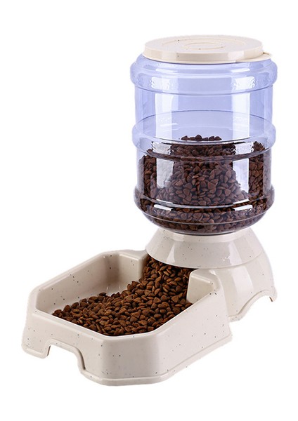 3.8l Feeder3 Otomatik Köpek Besleyici Suluk Yüksek Kapasiteli Pet Yiyecek Kasesi Yerçekimi Su Sebili Evcil Hayvan Mama Kabı Köpekler Kediler Için 3.8 L Köpek Aksesuarları (Yurt Dışından)