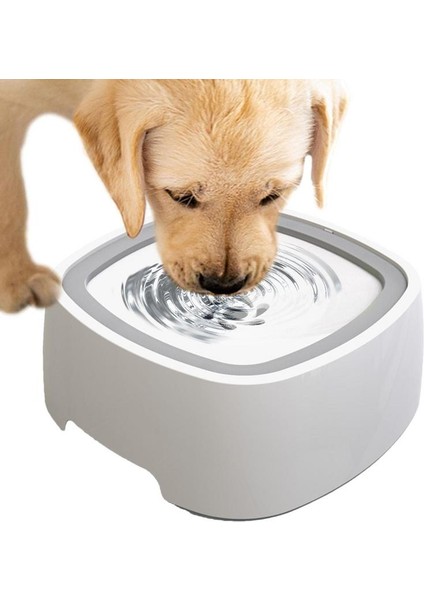 Gri Pet Köpek Kedi Kase Yüzen Kase Su Tiryakisi Islak Değil Ağız Sıçrama Suyu Kedi Kase Yağmurlama Değil Su Sebili Taşınabilir Köpek Kase (Yurt Dışından) fiyatları