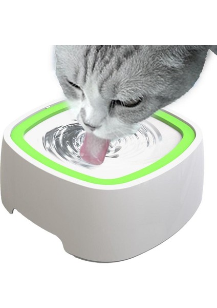 Gri Pet Köpek Kedi Kase Yüzen Kase Su Tiryakisi Islak Değil Ağız Sıçrama Suyu Kedi Kase Yağmurlama Değil Su Sebili Taşınabilir Köpek Kase (Yurt Dışından) modelleri