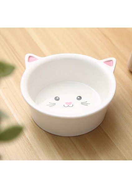 Resim Olarak M Güzel Evcil Hayvan Besleyici Kase Karikatür Şekli Yüksek Ayak Tek Ağız Tırtıklı Seramik Köpek Kedi Mama Kasesi Evcil Hayvan Ürünleri Suluk (Yurt Dışından)