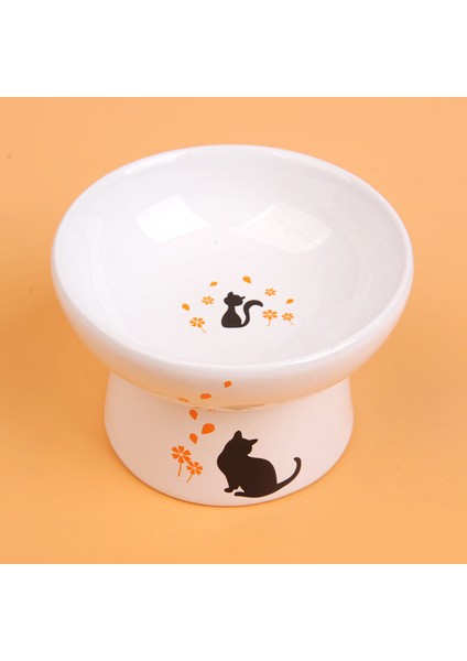 Resim Olarak M Güzel Evcil Hayvan Besleyici Kase Karikatür Şekli Yüksek Ayak Tek Ağız Tırtıklı Seramik Köpek Kedi Mama Kasesi Evcil Hayvan Ürünleri Suluk (Yurt Dışından) fırsatları