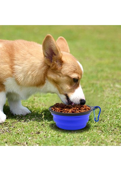 Kırmızı 350ML 1000ML Silikon Köpek Besleyici Kase Karabina Katlanır Kedi Kase Seyahat Köpek Besleme Malzemeleri Gıda Su Deposu Evcil Hayvan Aksesuarları (Yurt Dışından)