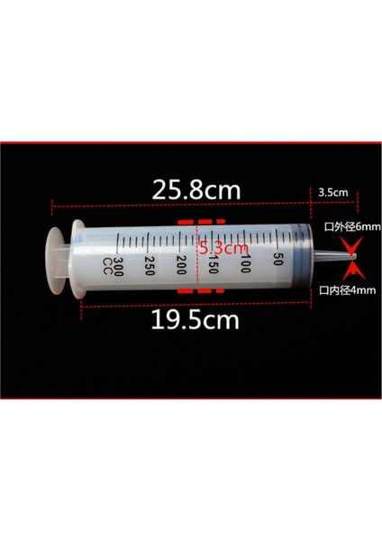 300ML Büyük Şırınga 20-500 ml Büyük Kapasiteli Şırınga Yeniden Kullanılabilir Pompa Ölçme 1m Tüp Besleme Mürekkebi Большой Шприц Seringa Seringue 2022 (Yurt Dışından)