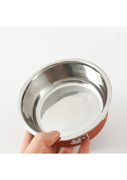 Yeşil L (Çap 16CM) Paslanmaz Çelik Evcil Hayvan Besleyici Kaymaz Köpek Kaseleri Küçük Orta Büyük Köpekler Için Dayanıklı Metal Pet Yuvarlak Mama Kasesi Kediler Için Su Tabağı (Yurt Dışından) modelleri