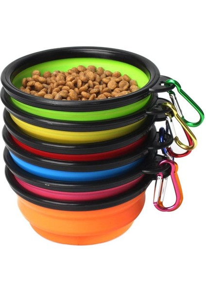 Sarı 1000 ml Köpek Kase Pet Besleyici Su Kasesi Kediler Için Köpek Su Şişesi Evcil Hayvan Aksesuarları Açık Katlanır Silikon Kase PUPPY1000ML (Yurt Dışından) indirimleri