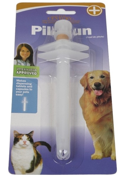 Beyaz 1 Adet Yeni Tip Pet Ilaç Şırınga Tablet Hap Tabancası Piller Itme Dağıtıcı Ilaç Su Süt Şırınga Köpek Kedi Yavrusu Besleyici Kiti (Yurt Dışından)