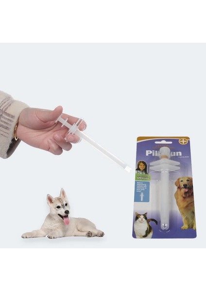 Beyaz 1 Adet Yeni Tip Pet Ilaç Şırınga Tablet Hap Tabancası Piller Itme Dağıtıcı Ilaç Su Süt Şırınga Köpek Kedi Yavrusu Besleyici Kiti (Yurt Dışından) fırsatları