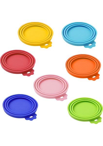 Sarı Taşınabilir Silikon Köpek Kedi Konserve Kapak Pet Yemek Kapağı Depolama Taze Tutma Kapakları (Yurt Dışından) indirimleri