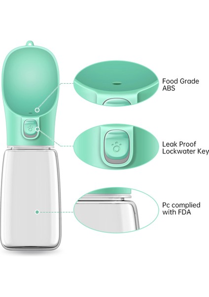 380ML180G Göl Küçük Büyük Köpekler Için Taşınabilir Köpek Su Şişesi Kase Açık Yürüyüş Köpek Pet Seyahat Su Şişesi Kedi Suluk Pet Malzemeleri (Yurt Dışından) indirimleri