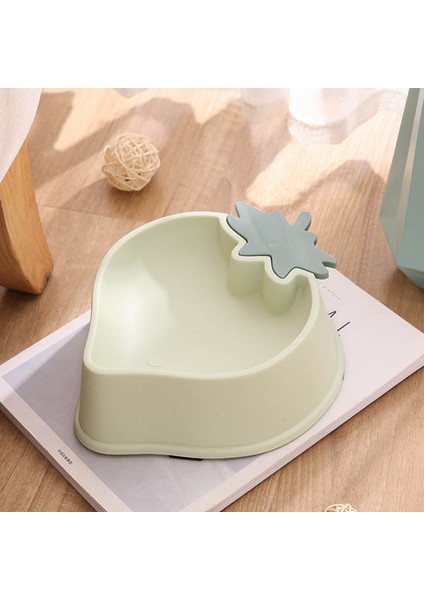 Stil 2 Şeftali Şekli Hayvan Mama Kabı Karikatür Köpek Sofra Kaymaz Evcil Hayvan Besleyici Plastik Tek Kaseler Kedi Köpek Su Maması Köpek Kase Besleme Tabağı (Yurt Dışından)