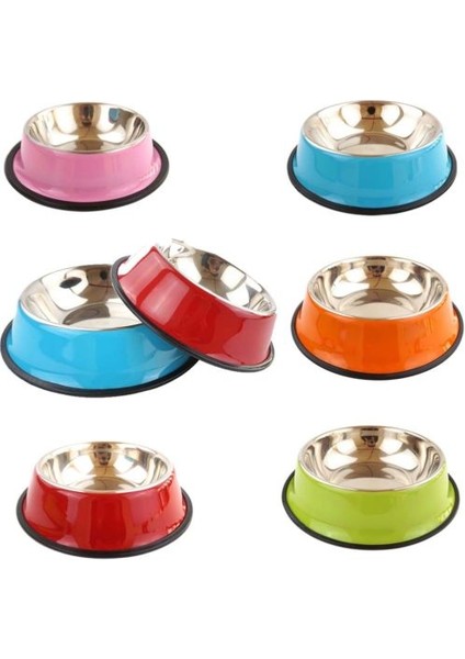 Kırmızı Evcil Köpek Kedi Köpek Anti Patinaj Paslanmaz Çelik Seyahat Besleme Gıda Su Kasesi Bulaşık (Yurt Dışından) fiyatları