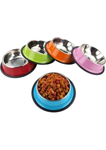 Kırmızı Evcil Köpek Kedi Köpek Anti Patinaj Paslanmaz Çelik Seyahat Besleme Gıda Su Kasesi Bulaşık (Yurt Dışından) modelleri